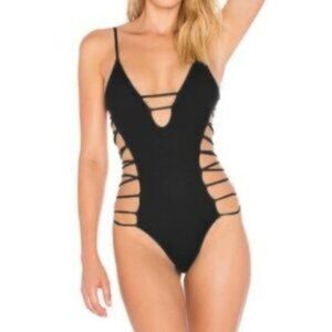 Boutique Sexy in Black Strap One Piece Swim Suit